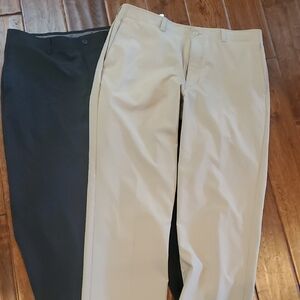 Hogan Men's Chinos in Black and Cream